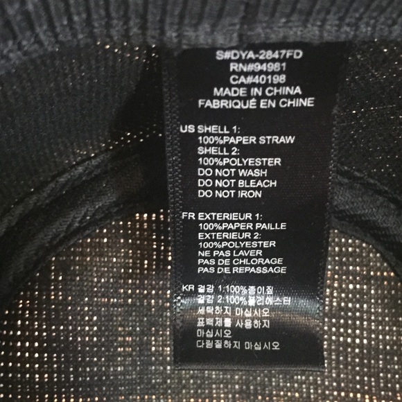 🎁 FWP Straw Hat with Black Ribbon - Picture 7 of 9